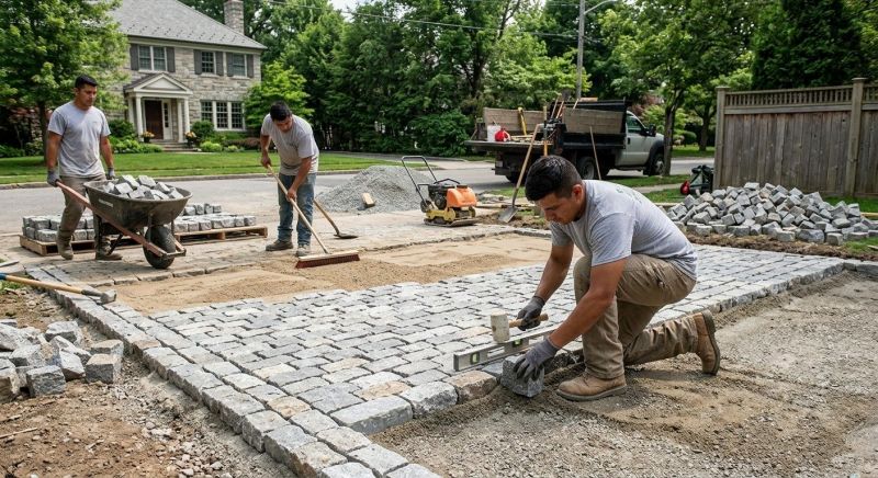 Garden Pavers Installation in Norwalk, CT