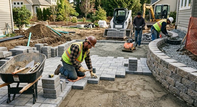 Paver Patio Installation in Boston, MA