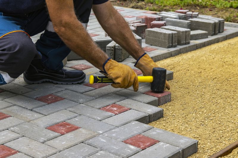 Sandstone Pavers Installation in Boston, MA